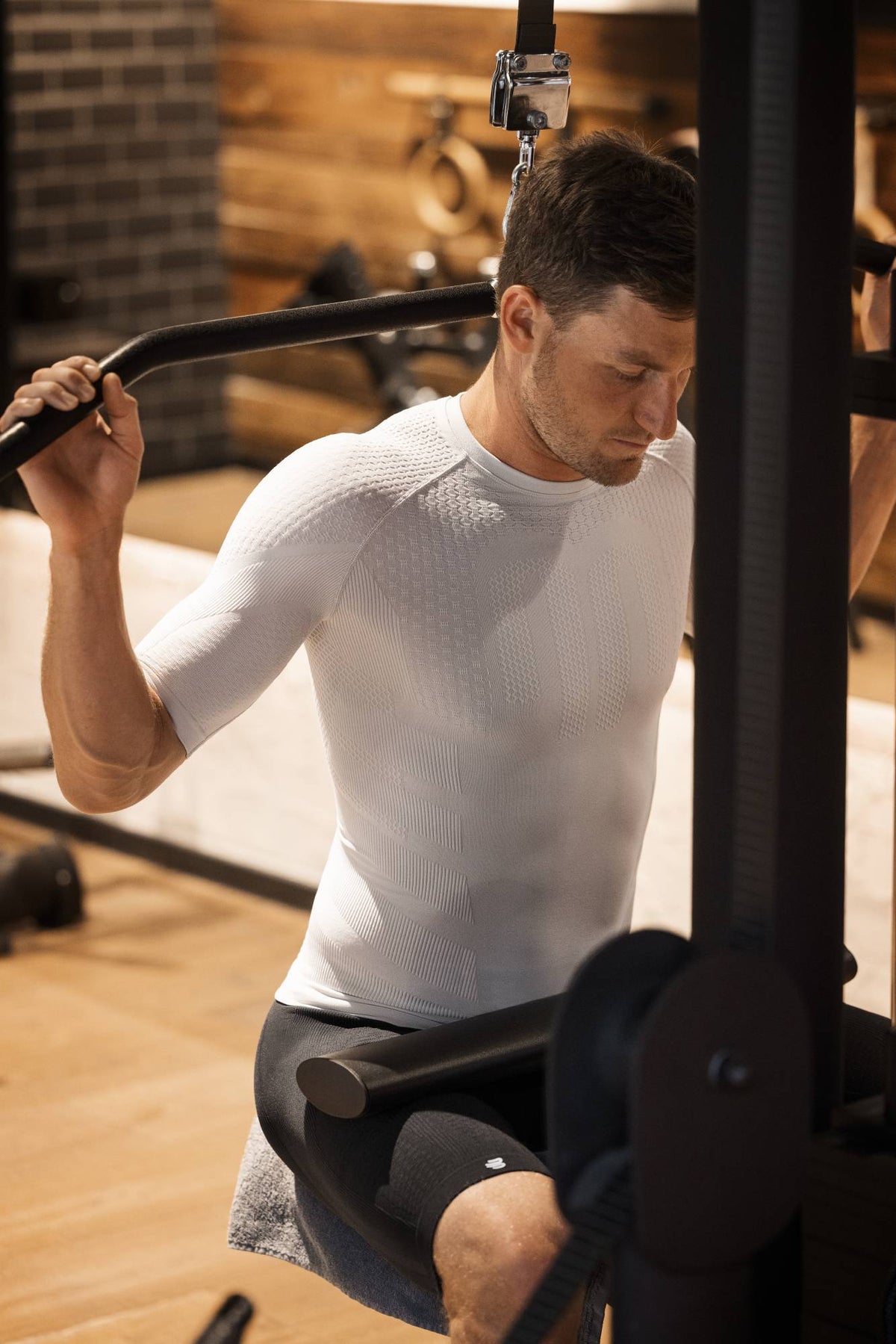Sports Compression Shirt Short Sleeve - Men